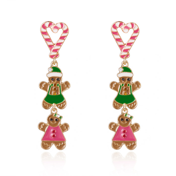 Wholesale Versatile Christmas Tassel Earrings