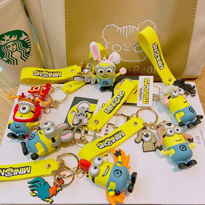 Wholesale Cartoon Cute Key Chain Doll Drop Glue Car Keychain Pendant