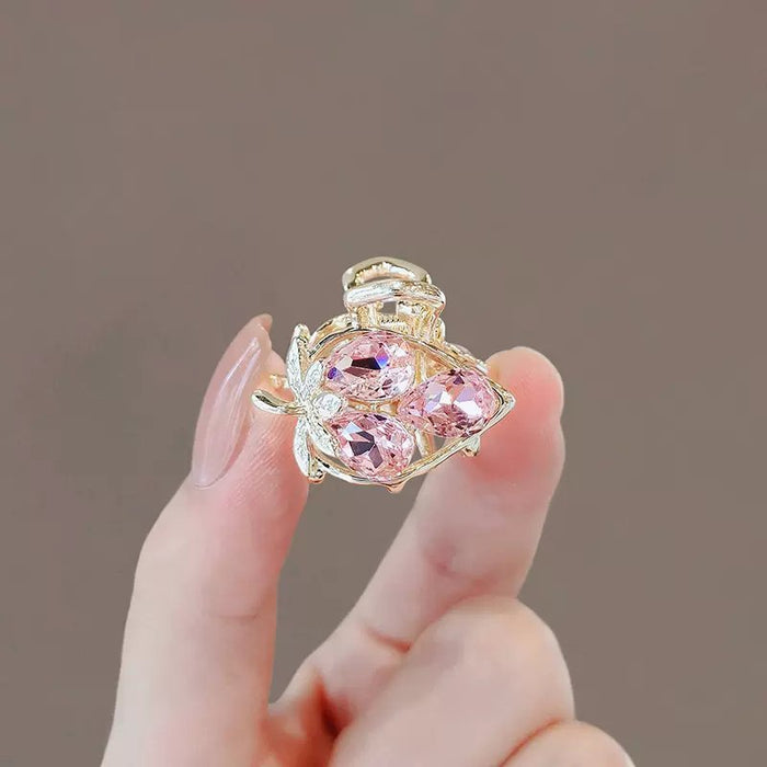 Wholesale cherry blossom small size clip New Flower hairpin bangs clip