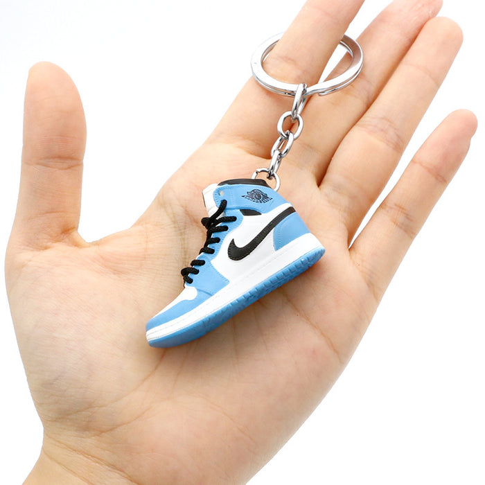 Wholesale PVC Mini Basketball Shoe Keychain JDC-KC-QLPing008