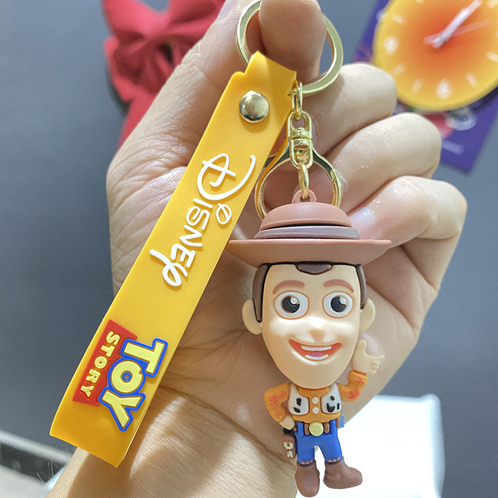 Wholesale PVC Cartoon Doll Keychain JDC-KC-WuYi233