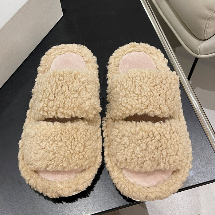 Wholesale Cute Cartoon Plush Warm Home Indoor Cotton Slippers JDC-SP-Lians009