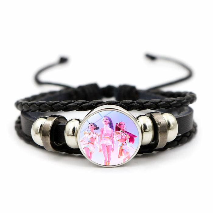 Wholesale Kpop Pink Bracelet Jewelry Girls Gift Cross-border Anime Peripheral Hand Jewelry Small Gift