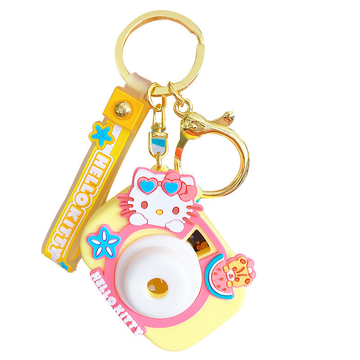 Wholesale   Cartoon Projection Camera Keychain  Car Bag Keychain Pendant Small Gift