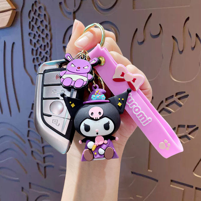 Wholesale PVC Cute Cartoon Doll Keychain JDC-KC-NLu007