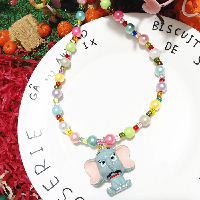 Wholesale Cartoon Funny Chipmunk  Fashion Necklace Collarbone Chain Short Necklace