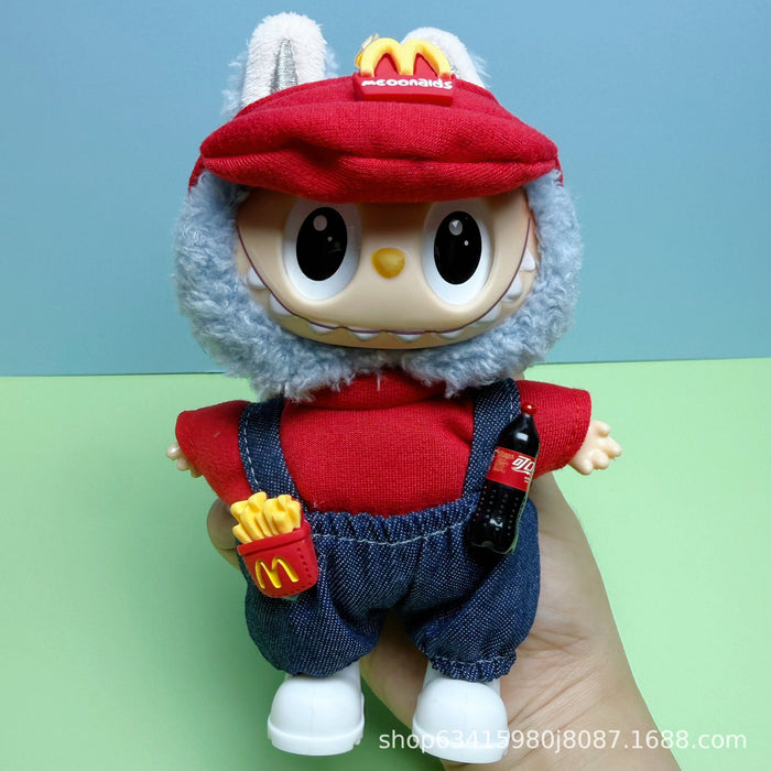 Wholesale Doll clothes can be worn and replaced with plush clothes and accessories