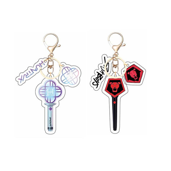 Wholesale KPOP Layered Acrylic cartoon character Keychain  Buckle Three-Piece Set