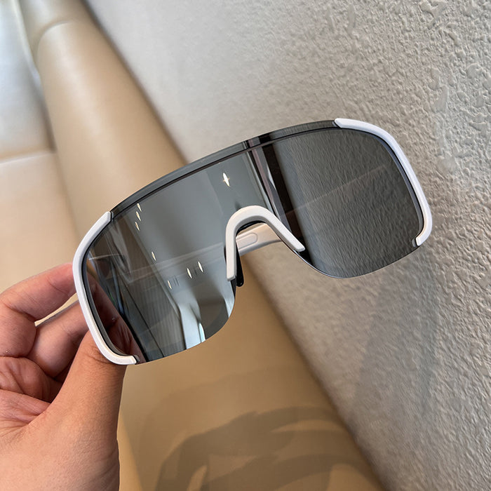 Wholesale New cycling glasses, outdoor sports windproof and eye protection, large frame sunglasses, resin sunglasses, hiking goggles