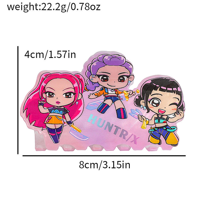 Wholesale Cartoon/ Anime Hair Clip Hair Accessory Acrylic Shark Clip