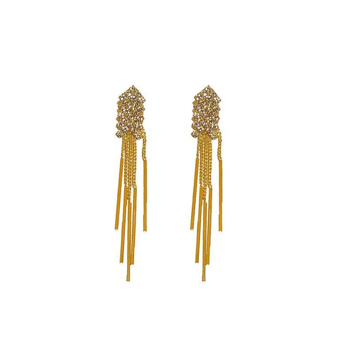 Wholesale Earstuds, light luxury, fashionable, high-end tassel earrings