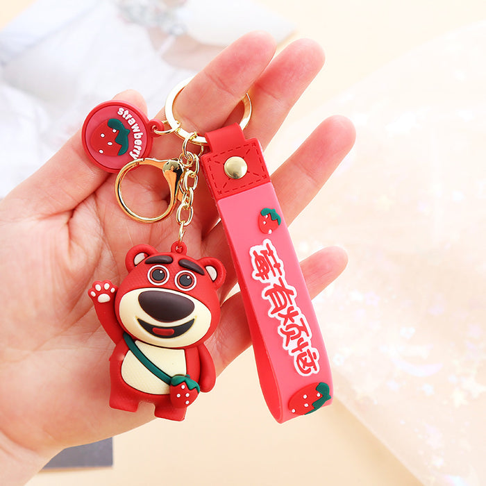 Wholesale Cute Cartoon Soft Rubber Doll Keychain JDC-KC-BoYue003