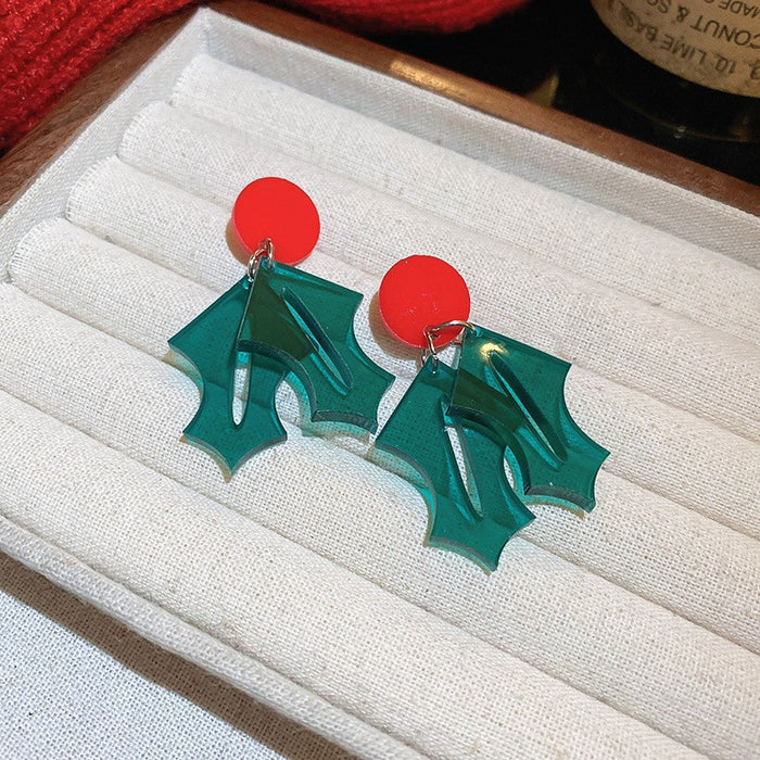 Wholesale  little devil skull heart dark earrings