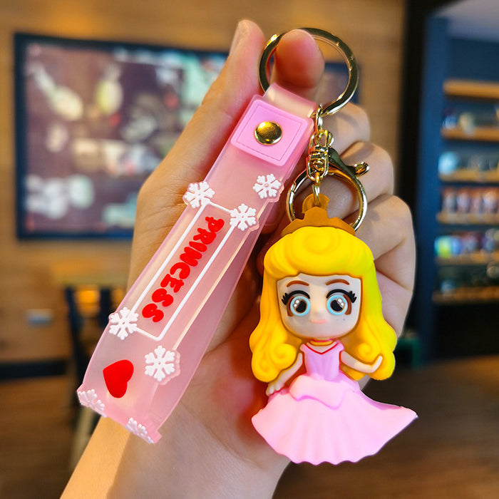 Wholesale Rubber Cartoon Doll Three-dimensional Keychain JDC-KC-Tingm104