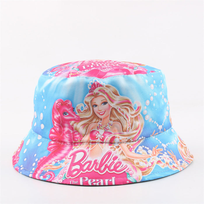 Wholesale  children' s hat cartoon animation baby fisherman hat summer sunshade sun hat