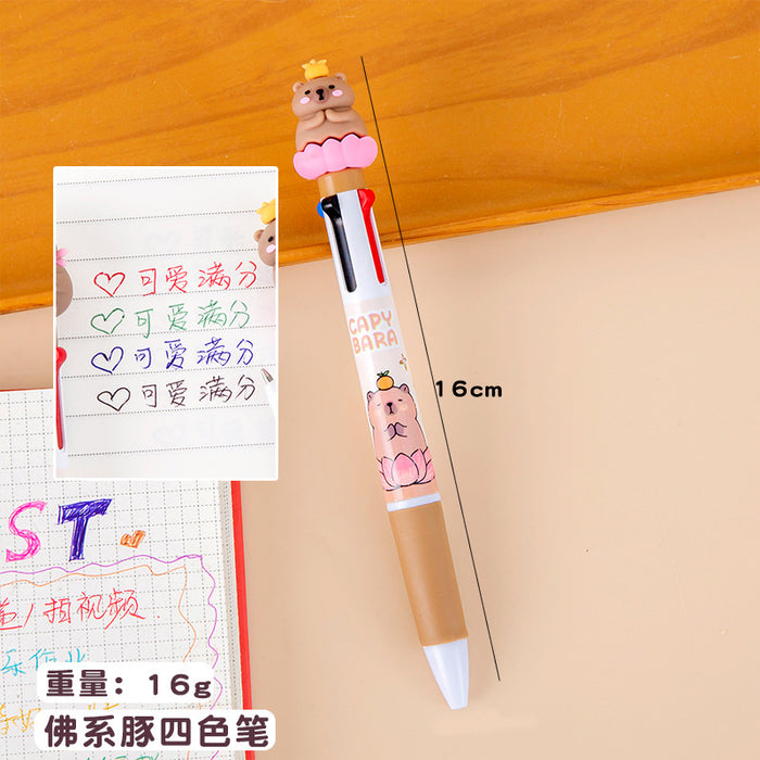 Wholesale Ballpoint Pen Student Stationery Prize Gift Christmas Gift Award Christmas Reindeer Multicolor