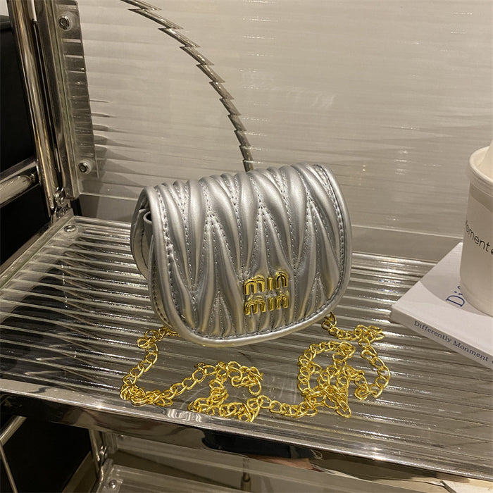 Wholesale Cute chain mini fashionable diagonal cross light luxury small bag