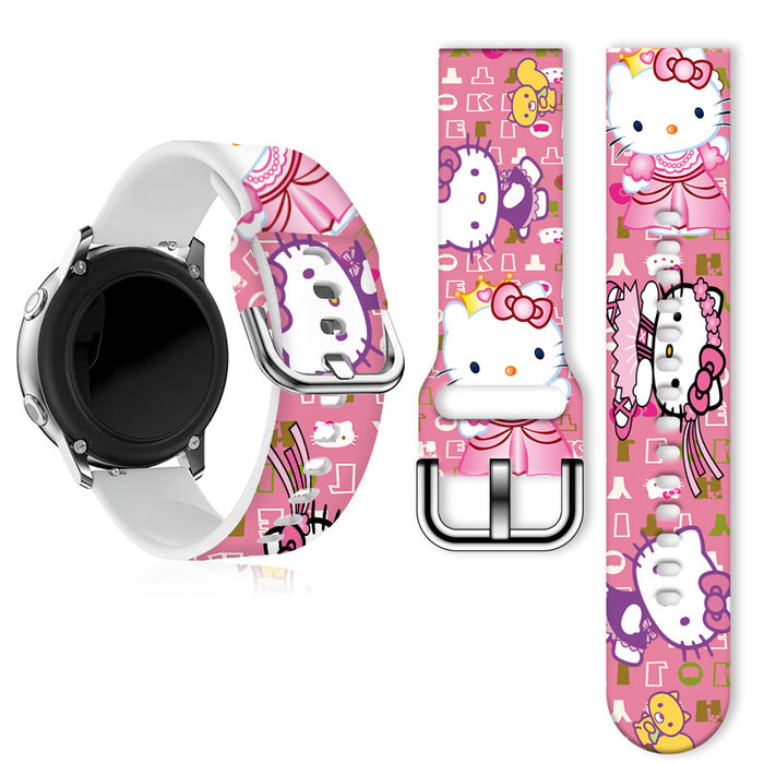 Wholesale Printed TPU Watch Strap Wrist Strap JDC-WD-NuoQi088