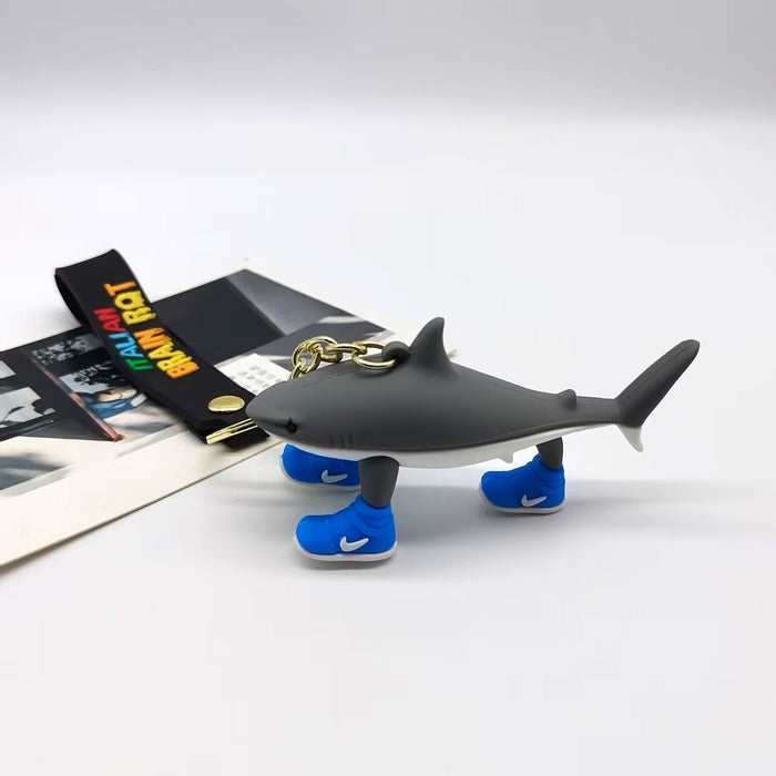 Wholesale Keychain Quirky Abstract Wooden Stick Bigfoot Doll Keychain Pendant