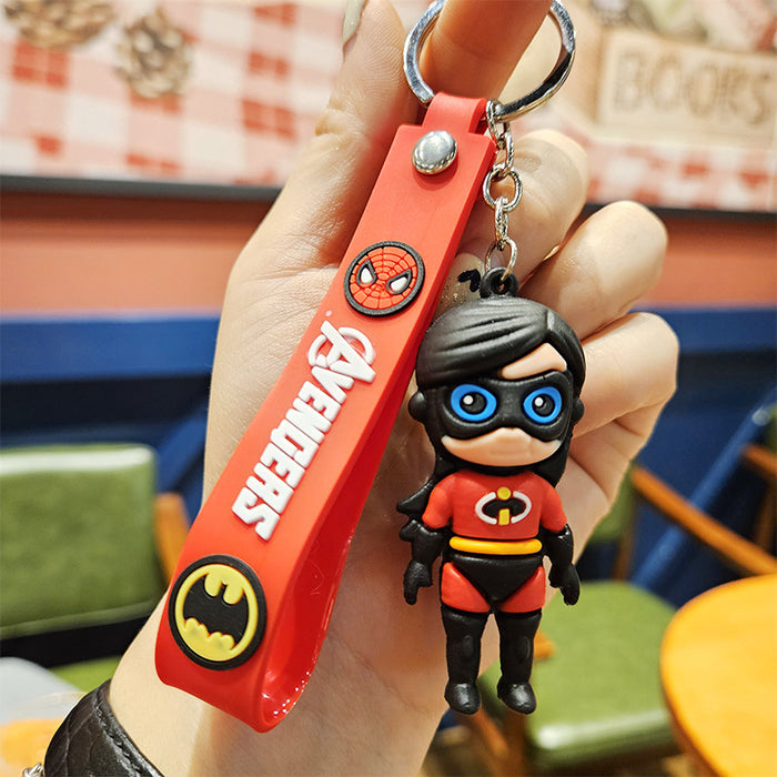 Wholesale Cartoon Doll Silicone Keychain JDC-KC-YiZhuo011