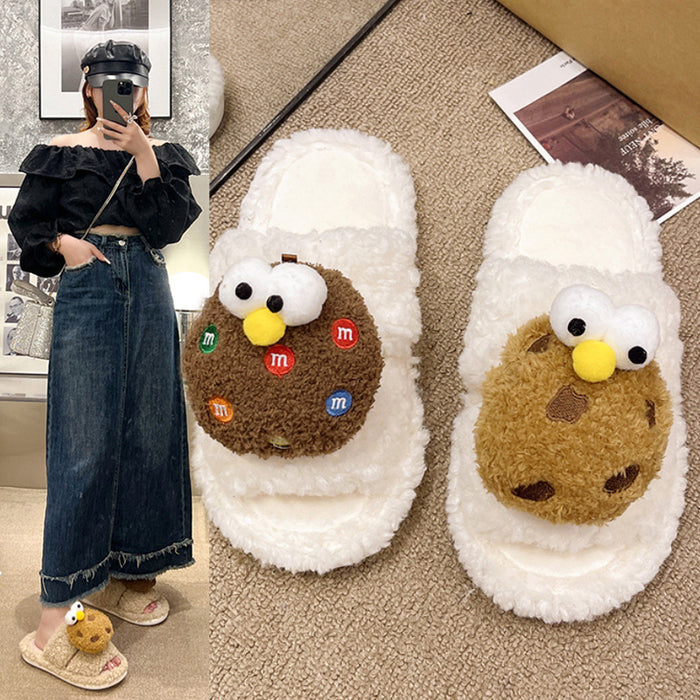 Wholesale Soft Sole Home Anti Slip Cartoon Cotton Slippers JDC-SP-Lians001