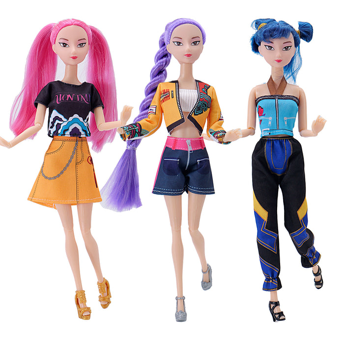 Wholesale Kpop cartoon PVC doll toys