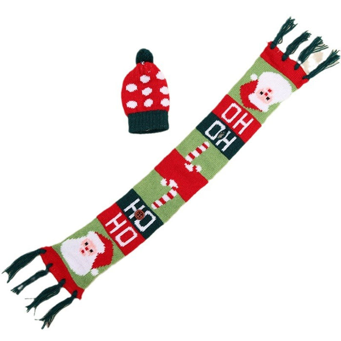 Wholesale New Christmas Wine Bottle Decoration Christmas f Hat Set Christmas Wine Bottle Set