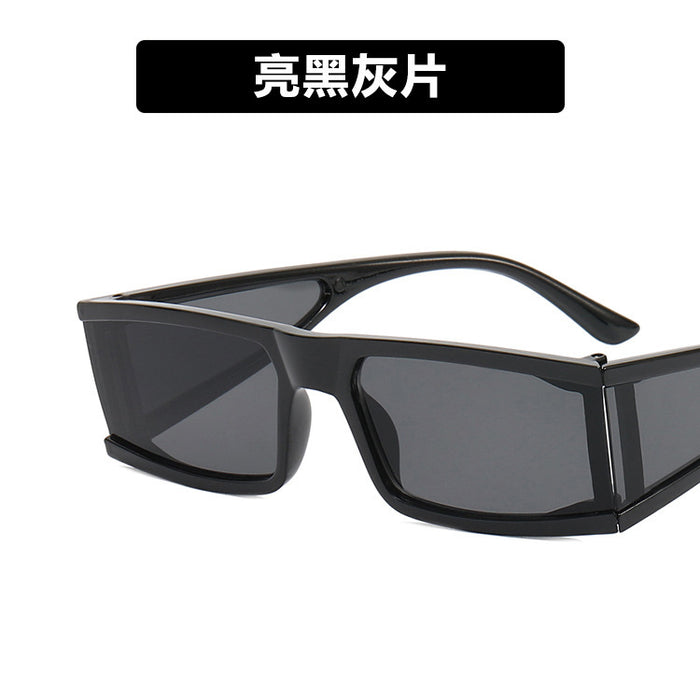 Wholesale New sunglasses for women, personalized square block trendy sunglasses