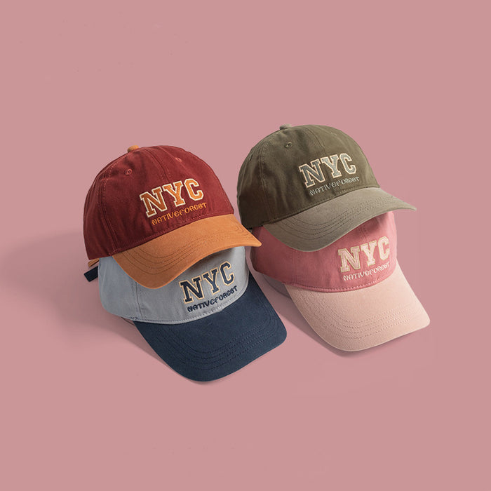 Wholesale Baseball Cap Fashion Contrast Color  Embroidery  hat