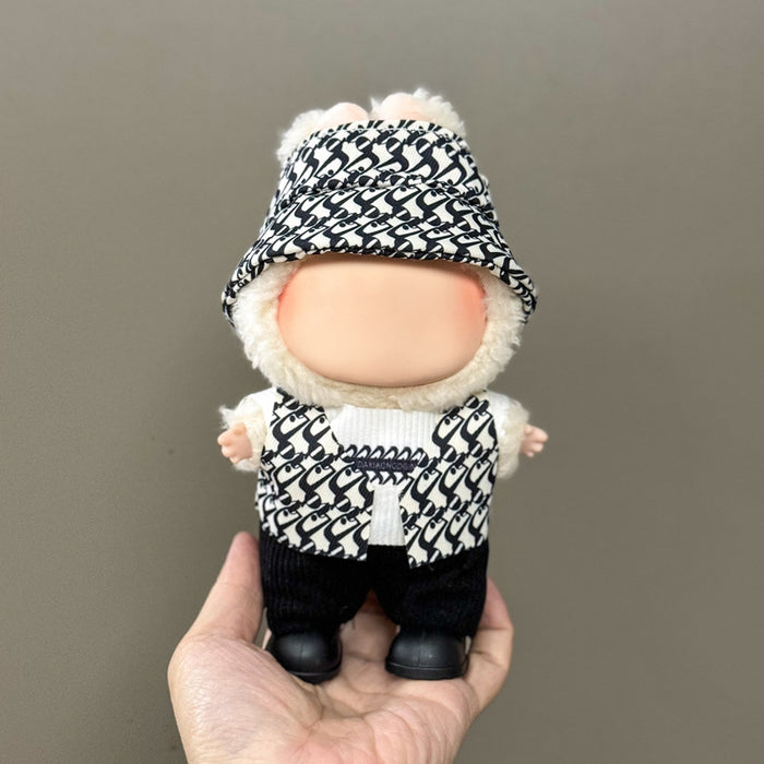 Wholesale Only clothes are suitable for 17cm blind box pendant plush doll clothes