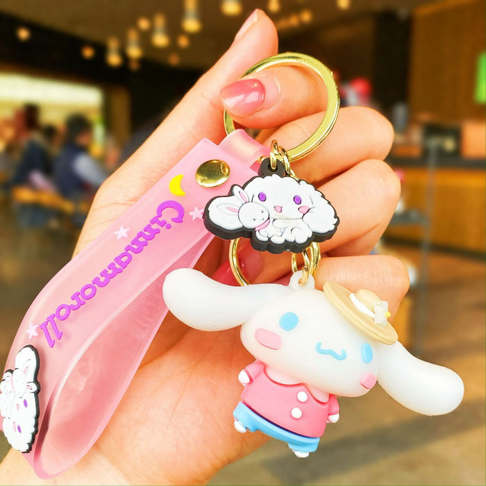 Wholesale Cartoon Doll Silicone Keychain JDC-KC-MingT072