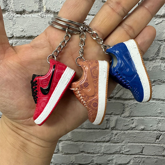 Wholesale Mini Shoe Model Keychain 3D Shoe Pendant Bag Accessories Pendant JDC-KC-MiaoYi007