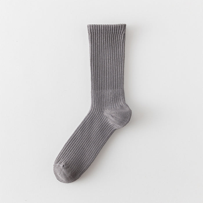 Wholesale Sports socks, basketball socks, mid tube socks, cotton socks, men's socks, solid color looped socks, comfortable socks, long tube socks