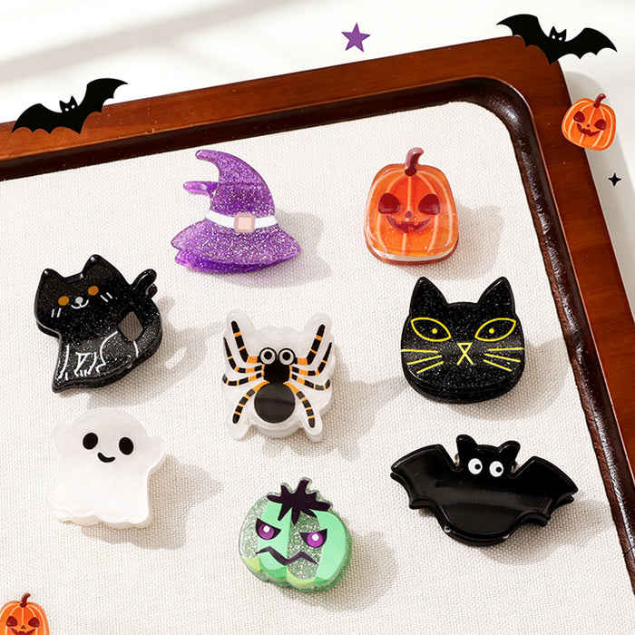 Wholesale  Shark Hair Clip Witch Hat  Pumpkin Design Chic Hair Accessory For Party