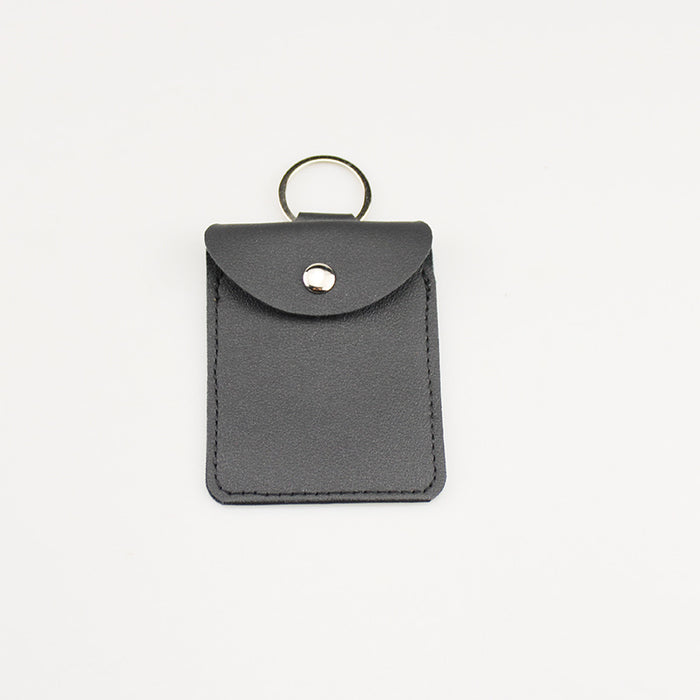 Wholesale Light Gray Artificial Leather Coin Purse Keychain Pendant Fashion Gift