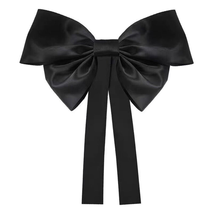 Wholesale Bow hair clip, new black spring clip, hair accessory