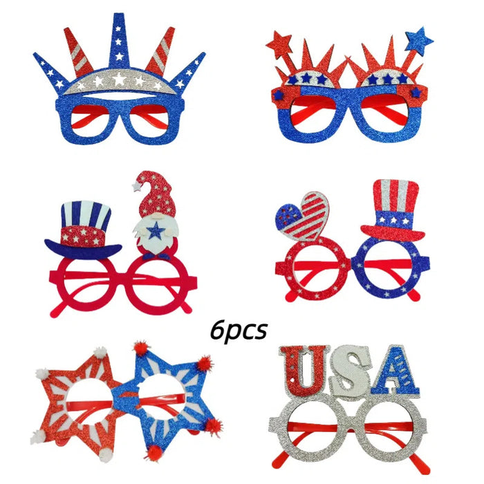 Wholesale Set, Independence Day headband, glasses, National Day parade performance props
