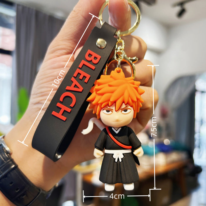 Wholesale Creative Cartoon Silicone Doll Keychain JDC-KC-WuYi009