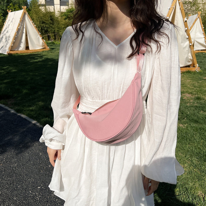 Wholesale Nylon Crossbody Bag  Lightweight Sports Style Small Satchel Underarm Shoulder Bag