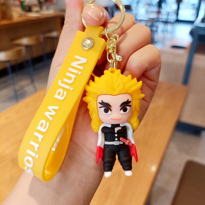 Wholesale Cartoon Silicone Doll Keychain JDC-KC-MingT255