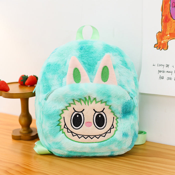 Wholesale Children' s plush backpack cute cartoon doll backpack kindergarten school bag
