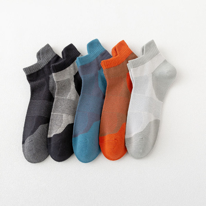 Wholesale Socks, cotton, new products, short socks, mesh breathable sports boat socks, protective heels, invisible running socks