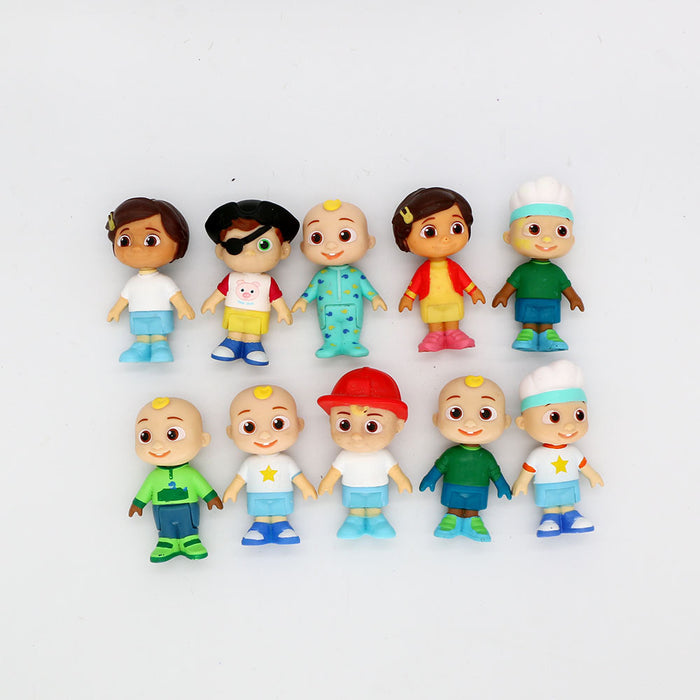 Wholesale 100PCS Plastic Mixed Toy Doll Beaded Pen Head JDC-BDS-ZiBan004