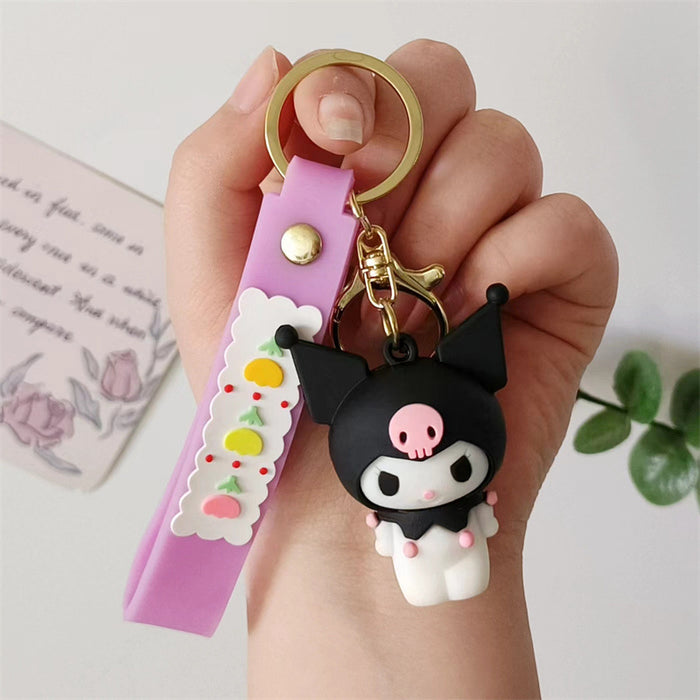 Wholesale Cartoon Silicone Doll Keychain JDC-KC-HaoXi011