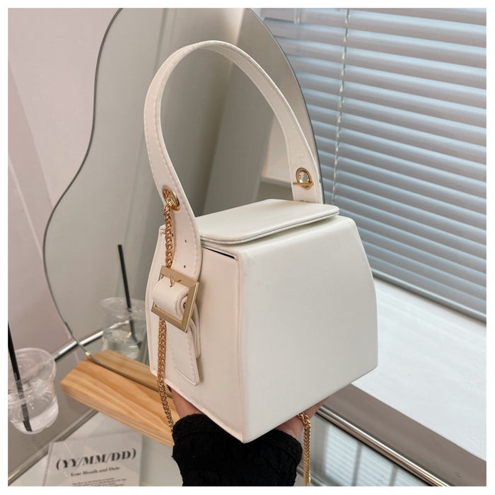 Wholesale PU Sugar Cube Box Chain Shoulder Bag JDC-SD-Lenao003