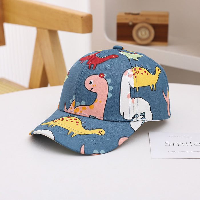 Wholesale Children's Hat Fashion Graffiti Printed Baby Baseball Hat Sunshade Duck Tongue Hat