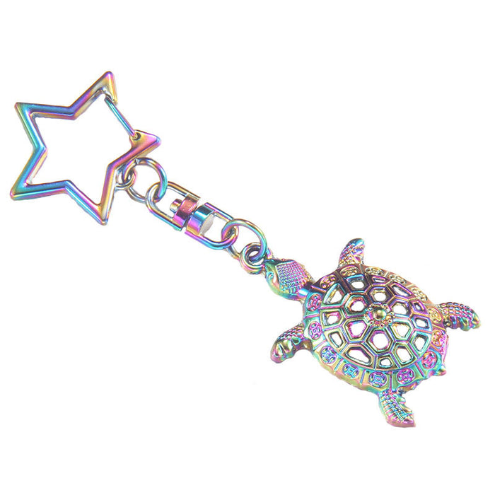 Wholesale Colorful Turtle Fishbone Conch Alloy Keychain JDC-KC-ZhouM001