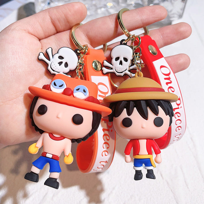 Wholesale Cartoon Silicone Doll Keychain JDC-KC-QiChao047