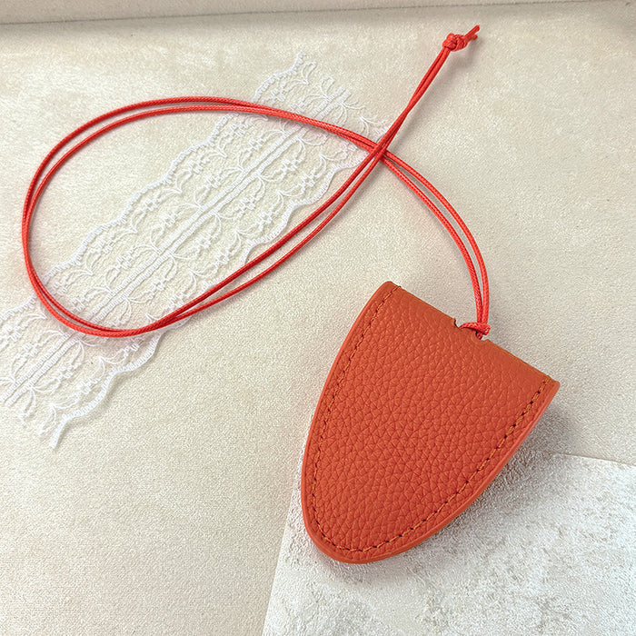 Wholesale Color PU Leather Magnetic Neck Glasses Bag Necklace Sunglasses Glasses Holder