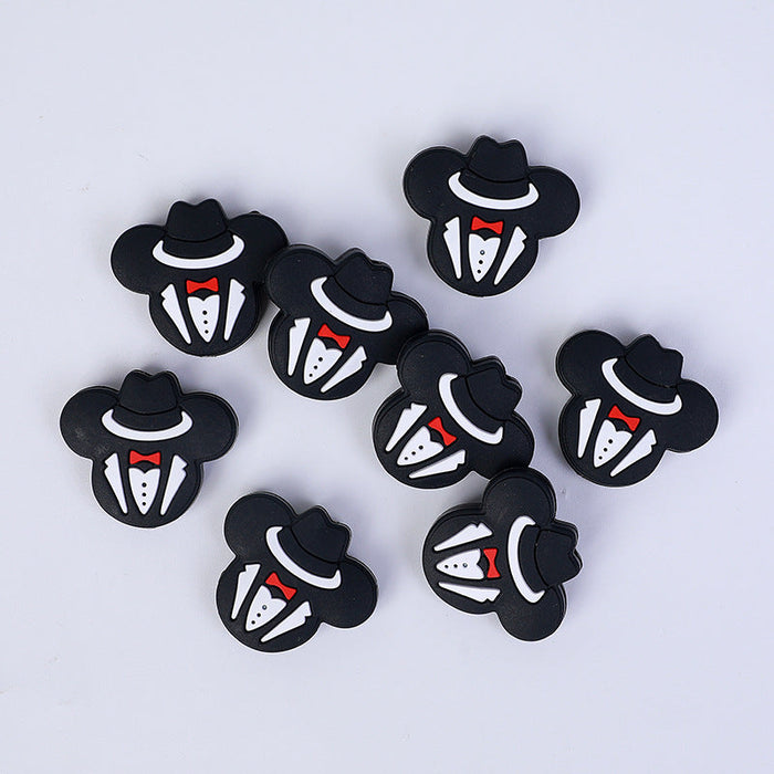 Wholesale 20PCS Cartoon Silicone Beads JDC-BDS-HeCX001